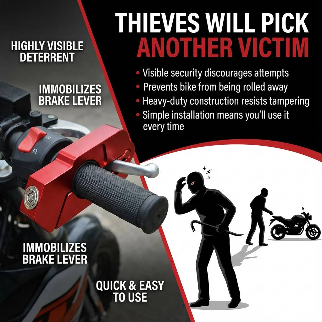 Motorcycle Handlebar Lock - Image 3