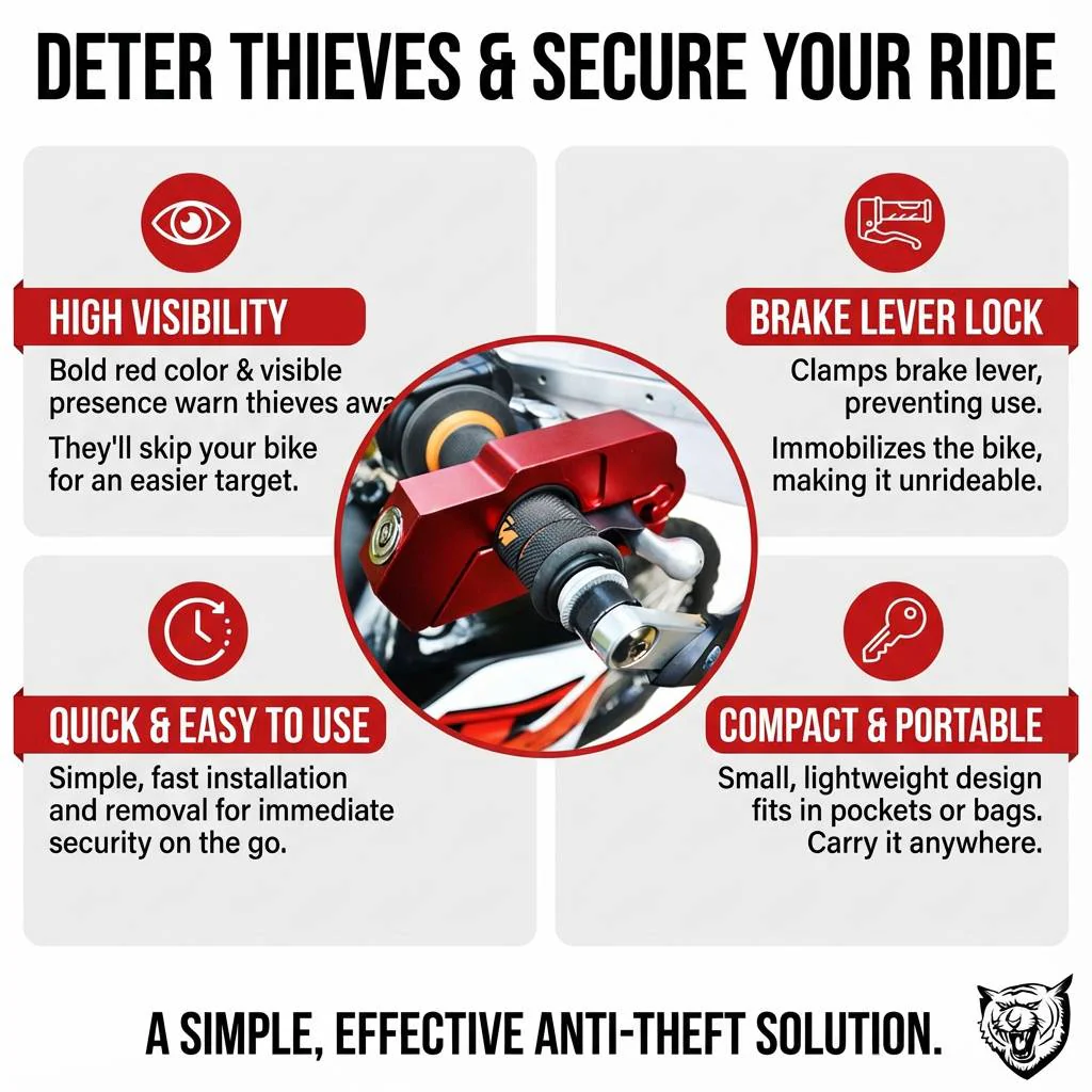 Motorcycle Handlebar Lock - Image 6